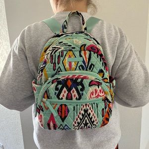 VeraBradly Quilted Mini Backpack